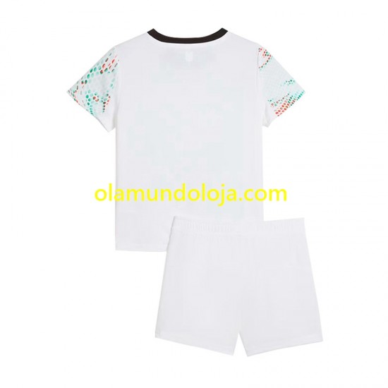 Camisola Portugal Criança Equipamento Segundo 2025 Manga Curta